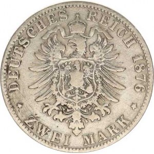 Hamburg, 2 Mark 1876 J KM 290