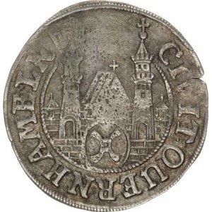 Hameln - mesto, VI Mariengroschen (1/6 thaler) 1668 RR