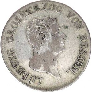 Hesse-Darmstadt, Ludwig I. (1806-1830), 10 Krejcar 1808 RF KM 271; AKS 77; J.9 R!