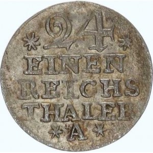 Prusko, Friedrich II.(1740-1786), 1/24 tolaru 1756 A KM 276