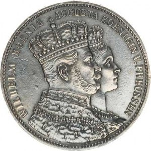 Prusko, Wilhelm I. (1861-1888), Tolar spolkový 1861 A - korunovační KM 488