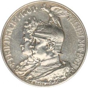 Prusko, Wilhelm II. (1888-1918), 2 Mark 1901 A - 200 let království Y. 128; KM 525