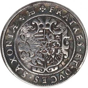 Sasko, Christ.II.,Joh.Georg I.,August (1591-1611), 1/2 Tolar 1594 HB, Drážďany-Biener opis: FRACES.