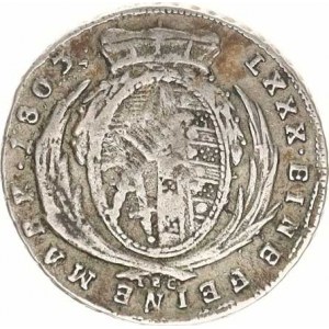 Sasko, Friedrich August III.(1763-1806), 1/6 tolaru 1803 IEC KM 1045