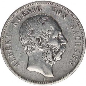 Sasko, Albert (1873-1902), 5 Mark 1876 E Y. 181, zc. nep. hr.