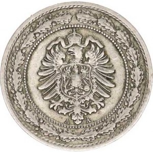 Německo, drobné ražby císařství, 20 Pfennig 1888 A R