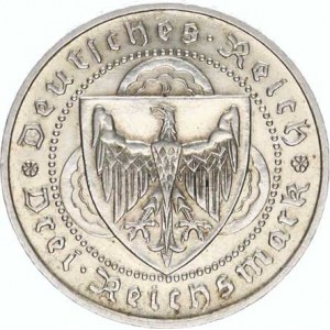 Výmarská republika (1918-1933), 3 RM 1930 D - Vogelweide KM 69