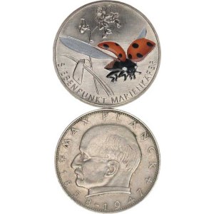 Německo - BRD (1949-), 5 Euro 2023 A - Marienkräfer (slunéčko sedmitečné) barev. CuNi