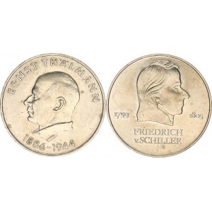 Německo - DDR (1949-1990), 20 M 1971 A - Ernst Thälmann KM 34