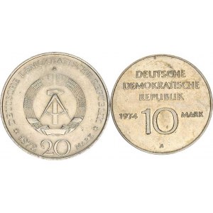 Německo - DDR (1949-1990), 20 M 1972 A - Wilhelm Pieck KM 42