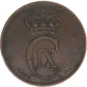 Dánsko, Christian IX.(1863-1906), 5 Ore 1906 VBP KM 794.2, dr. vada stř. v Av.