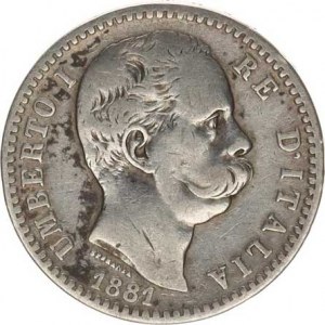 Italy, Umberto I. (1878-1900), 2 Lire 1881 R KM 23 Ag 835 10 g