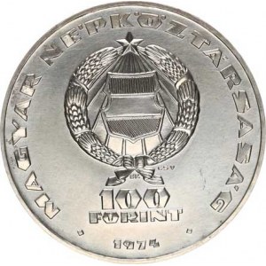 Maďarsko (1949-1989), 100 Forint 1974 BP - 25. výročí KGST KM 602 Ag 640 22