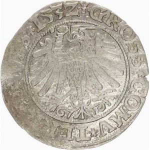 Polsko, Zikmund I. (1506-1548), Groš pruský 1532, Toruň var.: v av. opis: PRVSS* Kop. 3087
