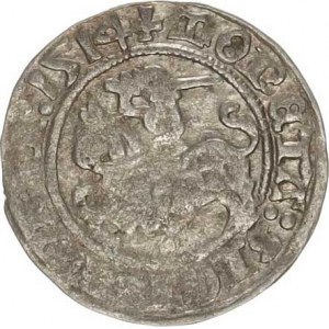Polsko, Zikmund I. (1506-1548), 1/2 Groš litevský 1514, Wilno - var. za LITVANIE čtyři tečky