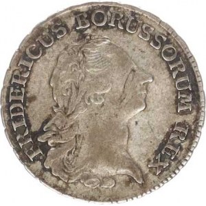 Polsko pod Pruskem, Friedrich II. (1740-1786), 1/4 Tolar 1768 B, Vratislav Olding 91, v. Schrötter