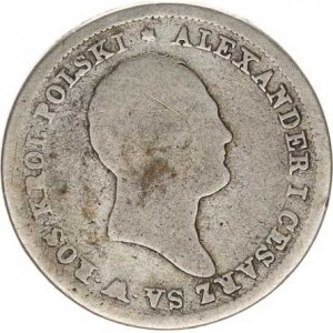 Polsko pod Ruskem, Alexander I.(1815-1825), 2 Zlote 1820 IB, Varšava Kop. IV/62,4; Bitkin 836