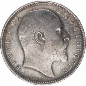 Britská Indie, 1 Rupee 1905 (c), Calcuta KM 508 Ag 917 11,66 g