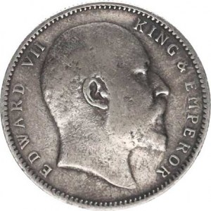 Britská Indie, 1 Rupee 1906 (c), Calcuta KM 508 Ag 917 11,66 g