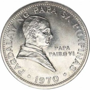 Filipíny, 1 Piso 1970 - Návštěva papeže Jana Pavla VI. KM 202 CuNi