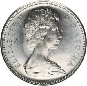 Canada, 1 Dollar 1967 - 100th Anniversary of Confederation KM 70 Ag 800 23,