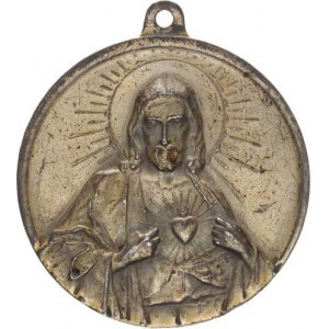 Médailles religieuses, Pologne - Sacré-Cœur de Jésus marqué au revers : J.SPOPYLO