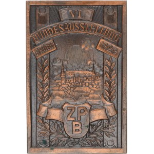 Brno, ZPB, VI. Bundesausstellung Brünn 1929, stylizace města, ve stuh
