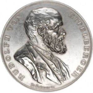 Olomouc, Rudolph von Eitelberger, poprsí zprava / Geb. Olmütz 1817, Gest.
