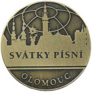 Olomouc, Svátky písni Olomouc b.l. (2013), panoráma města, opis / rastr