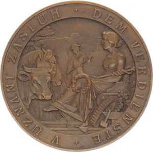 Opava, Silesian Agricultural Council, eagle / In recognition of merit, allegory
