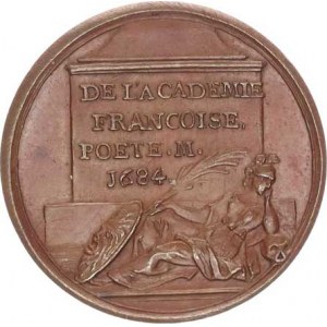 Francie, Pierre Corneille, busta zprava, opis / pomník s ležící postavou a