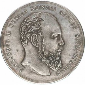 Rusko, Alexandr III., hlava vpravo, opis / Cena finské císařské zemědě