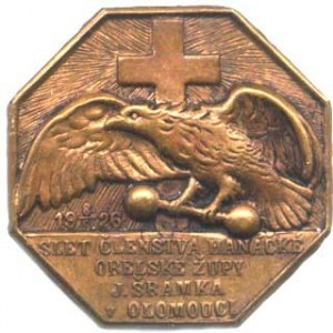 Sokolské odznaky, Olomouc - Slet členstva hanácké orelské župy J. Šrámka 8.8. 1926