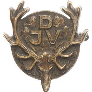 Medaglie e distintivi di caccia, Germania - D J V, iniziali poste tra le corna di un cervo