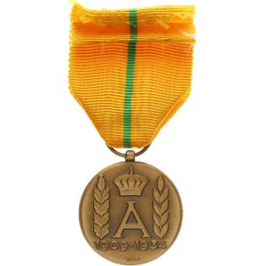 Belgio, Alberto I.(1909-34), Medaglia commemorativa del Re del Giubileo, 1934