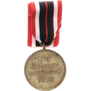 Německo - 3.říše (1933-1945), Medaile Kriegsverdienstkreuz 1939 Hartung 36, Nim. 3837