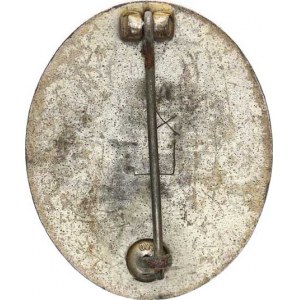 Německo - 3.říše (1933-1945), Odznak Za zranění 2.stupeň postříbřený bronz ražebna 100