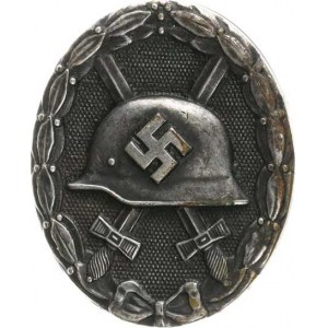 Německo - 3.říše (1933-1945), Odznak Za zranění 3. stupeň černý nemagnet. kov