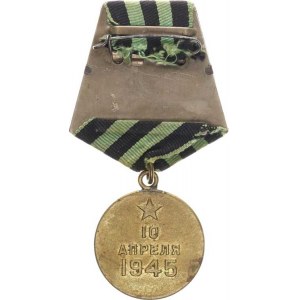 SSSR, Medaile Za dobytí Königsbergu var. 2 mosaz 32 mm stuha na k