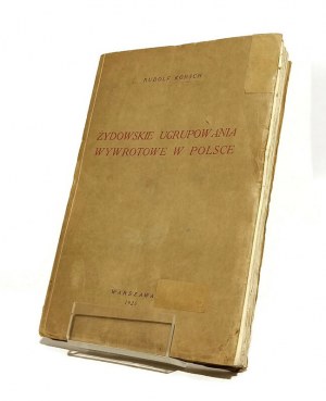 JEWISH EXTREME GROUPS IN POLAND Rudolf KORSCH [1925].