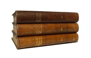 POLISH LEGISLATION FROM 1917-1928 [1921-1923].