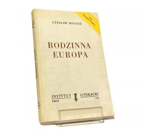 FAMILY EUROPE Czeslaw MILLOSZ [1980] Institute of Literature Paris