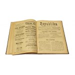 REPUBLIKA niezależne tygodniowe pismo ludowe [1919] (kwestia przynależności Śląska Cieszyńskiego)