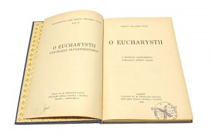 On EUCHARISTY Tihamer TOTH [1934].