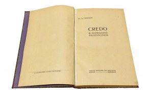 CREDO IN PHILOSOPHICAL DISCUSSION by O. A. Gratry [ca.1920].