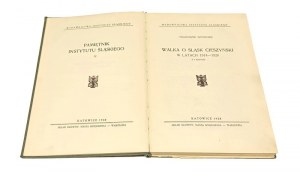 WALKA O ŚLĄSK CIESZYŃSKI W LATach 1914-1920 Franciszek SZYMICZEK [1938].