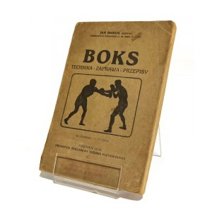 BOKS TECHNIKA ZAPRAWA PRZEPISY Jan BARAN [1925]