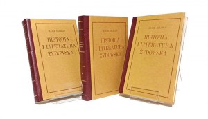 Jewish HISTORY AND LITERATURE 1-3 Majer BALABAN [reprint of the 1925 edition].