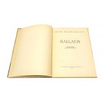 BALLADY Adam MICKIEWICZ il. J.M. Szancer [wydanie pierwsze 1955]