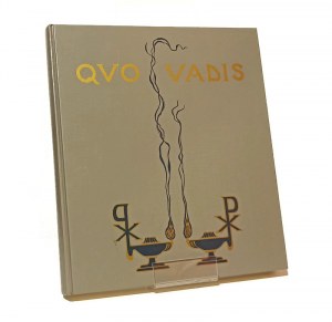 QUO VADIS by Henryk SIENKIEWICZ with twenty heliogravures according to paintings by Piotr Stachiewicz [reprint of the 1902 edition].